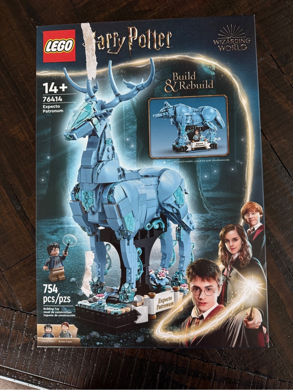LEGO 76414 Harry Potter Light Blue Patronus Stag Display Set
